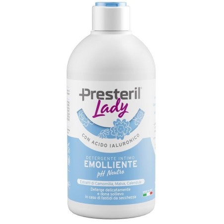 Lady presteril detergente intimo emolliente/ph neutro 250 ml