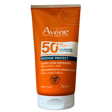 Eau thermale avene solare intense protect spf 50+ 150 ml nuovo pack