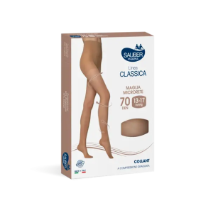 Sauber collant 70 denari maglia microrete bronze 2 linea classica