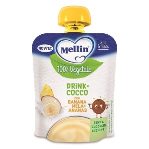 Mellin pouch cocco mela banana ananas 90 g