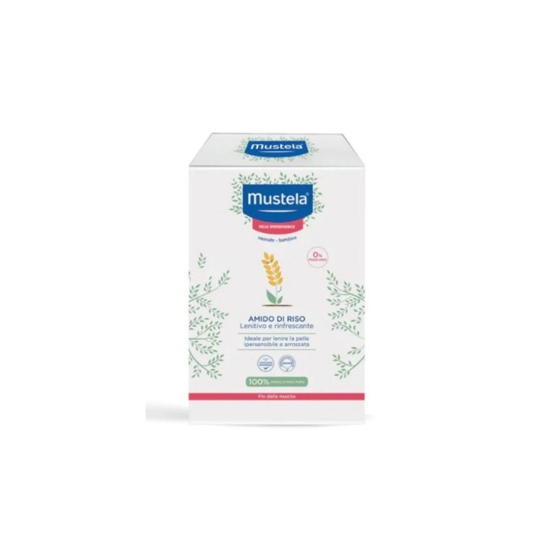 Mustela amido di riso 4 bustine da 30 g