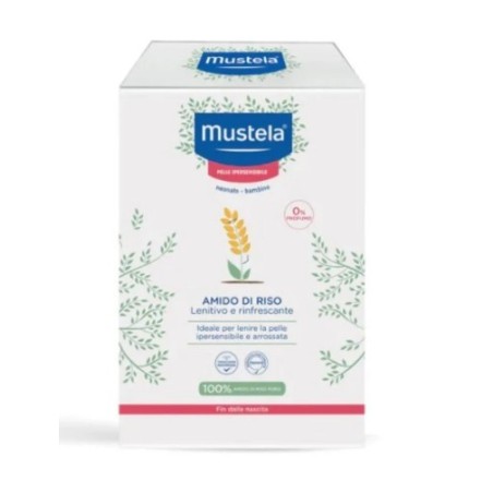 Mustela amido di riso 4 bustine da 30 g