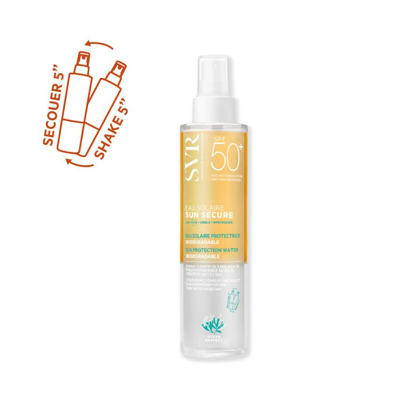 Sun secure eau solaire spf50+ travel size 100 ml