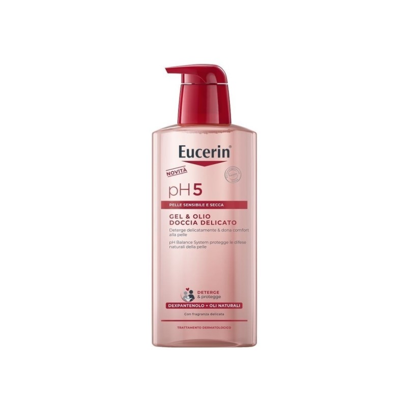 Eucerin gel & olio doccia delicato 400 ml