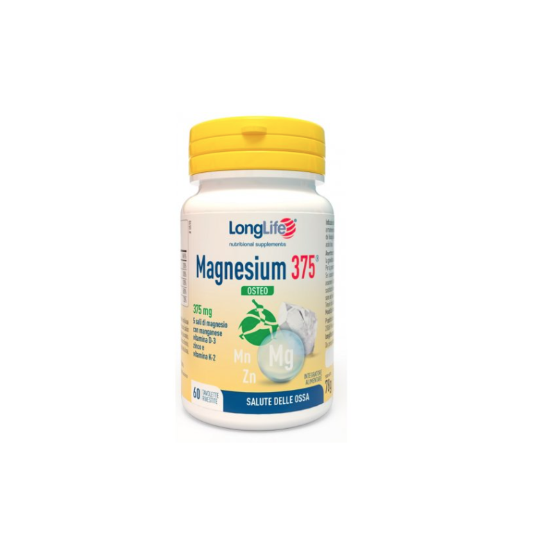 Longlife magnesium 375 osteo 60 tavolette