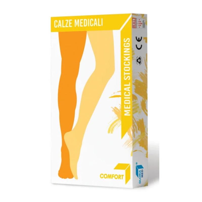 Gloriamed comfort 242 tutta coscia autoreggente corto beigemisura medium 1 paio