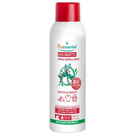 Sos insetti spray repellente vestiti&tessuti 150 ml