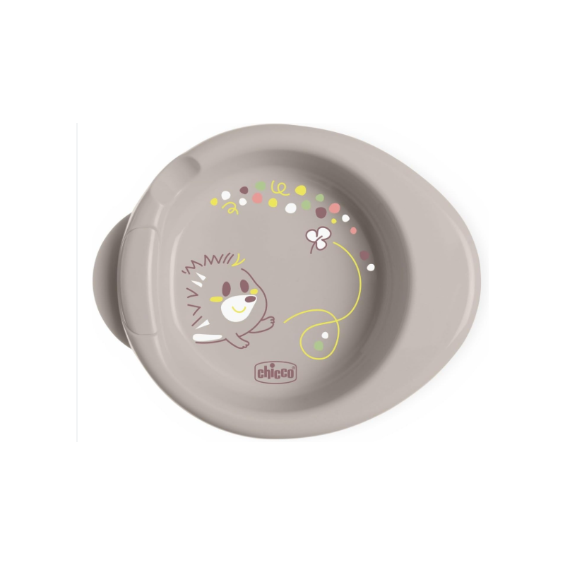 Chicco piatto pappacalda 6m+ grigio