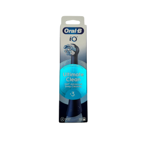 Oralb power refill io ultra clean black 3 pezzi