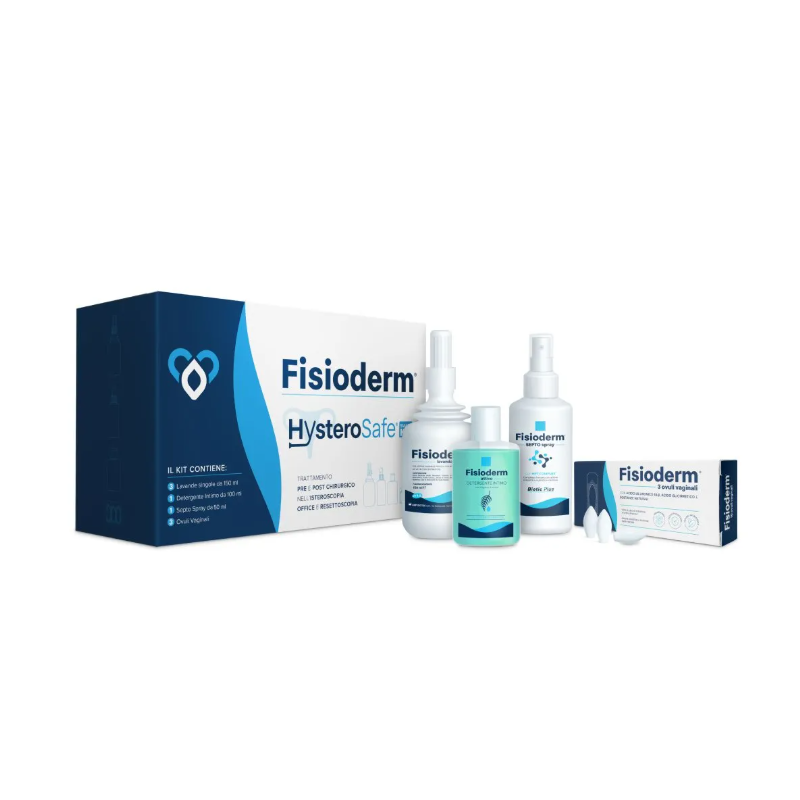 Hysterosafe smart kit 1 detergente intimo 100 ml + 1 septo spray 100 ml + 3 lavande da 150 ml + 3 ovuli da 2 g