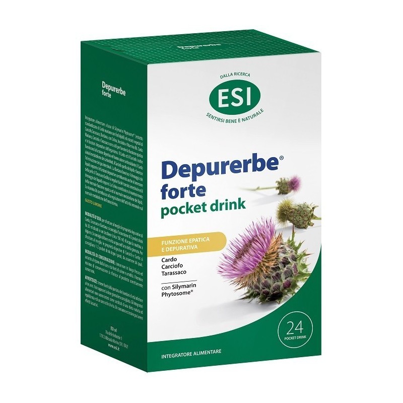 Esi depurerbe forte pocket drink 24 pezzi 20 ml