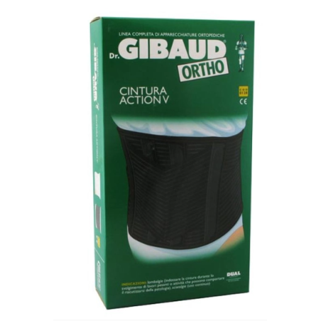 Corsetto lombosacrale gibaud ortho action v 4