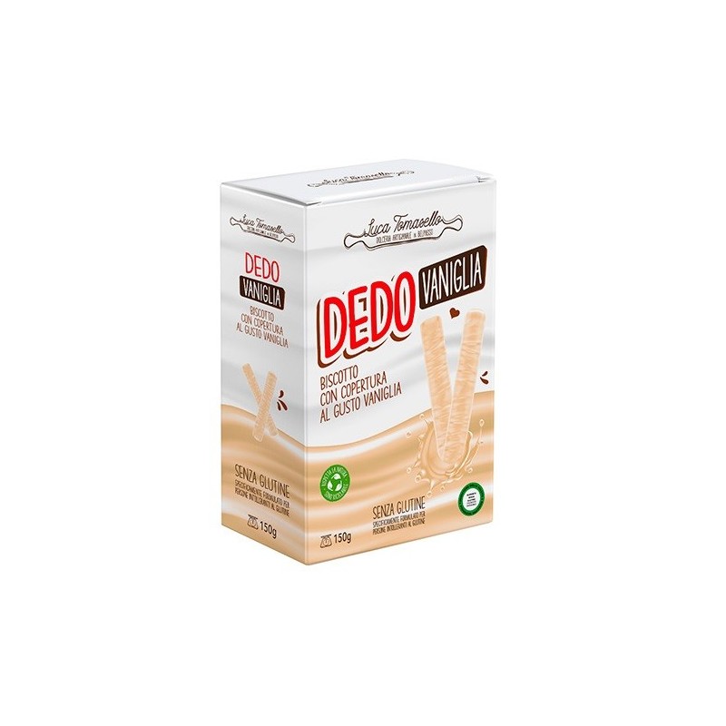 Dedo latte biscotto copertura vaniglia 150 g