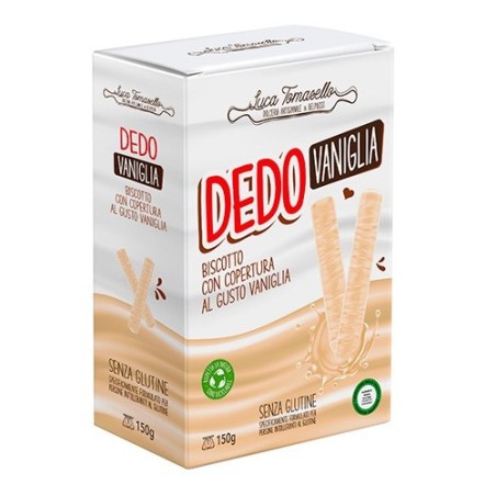Dedo latte biscotto copertura vaniglia 150 g