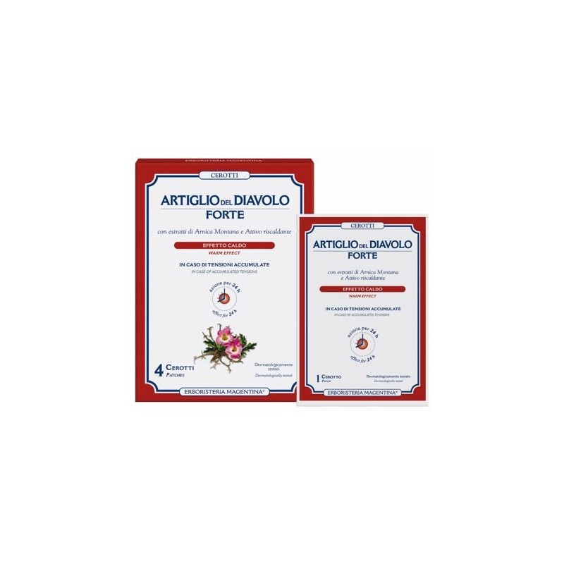 Artiglio forte cerotti 4 pezzi