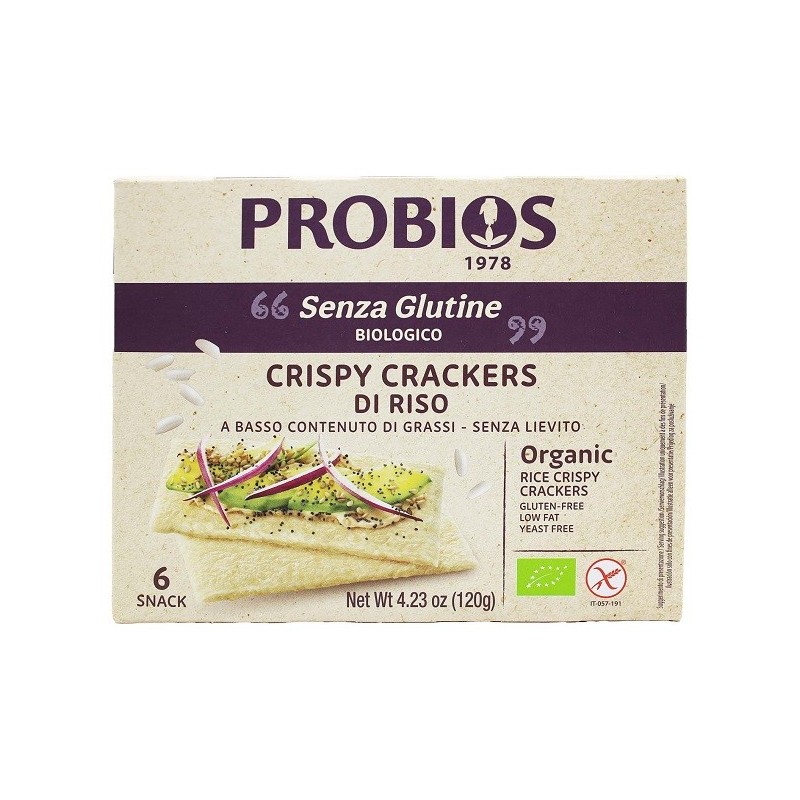 Crispy crackers riso 6 pezzi da 20 g