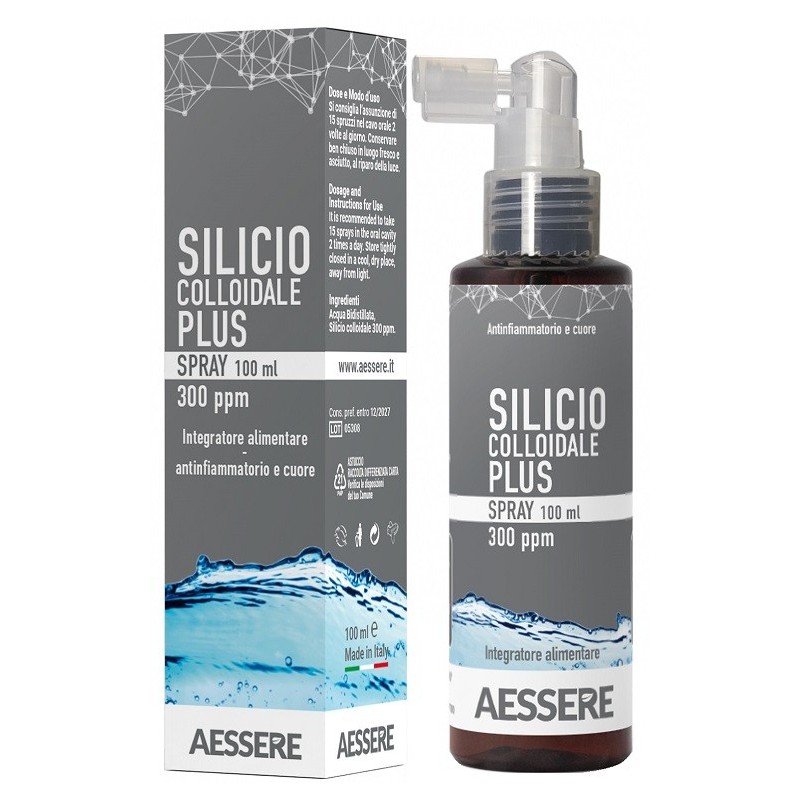 Silicio colloidale plus spray 300ppm 100 ml