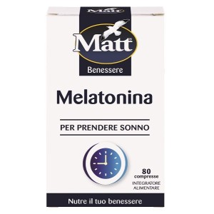 Matt benessere melatonina 80 compresse