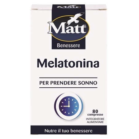 Matt benessere melatonina 80 compresse
