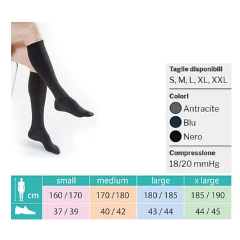 Kamila gambaletto melange kl 1 regolar punta chiusa taglia s