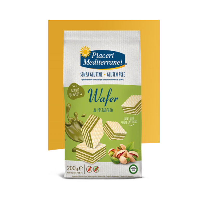Piaceri mediterranei wafer pistacchio 200 g