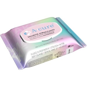 A+cure salvietta struccante waterproof 20 pezzi pop-up