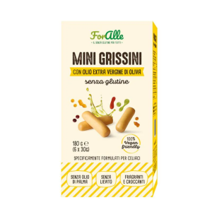 Foralle mini grissini con olio extra vergine di oliva 6 bustine x 30 g