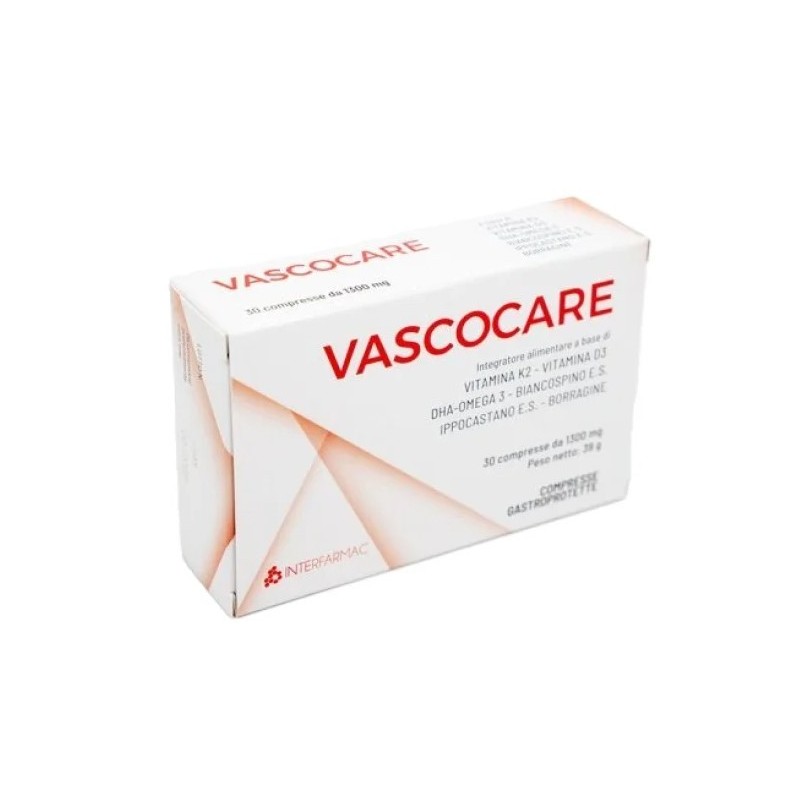 Vascocare 30 compresse gastroprotette