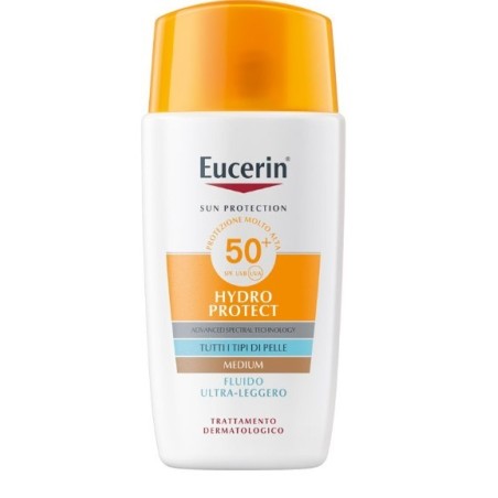 Eucerin fluido ultra leggero tinted spf50+ 50 ml