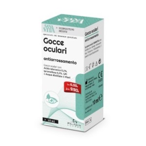 Gocce oculari antiarrossamento sanavita 10 ml