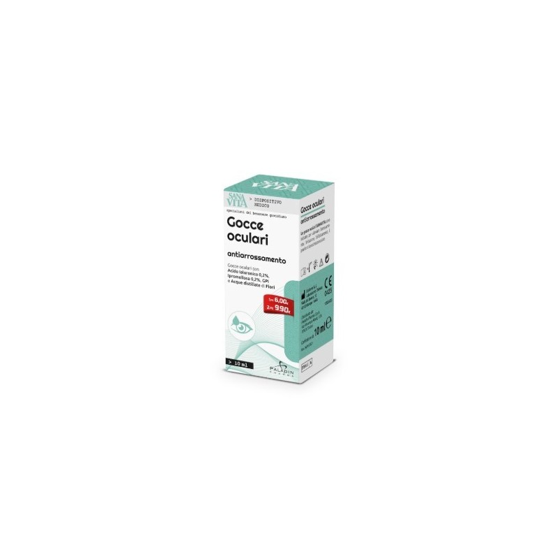 Gocce oculari antiarrossamento sanavita 10 ml