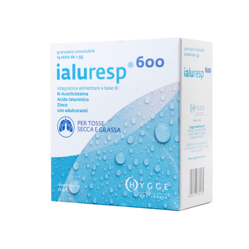 Ialuresp 600 granulato orosolubile 14 stick