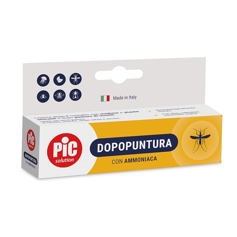 Pic dopopuntura con ammoniaca