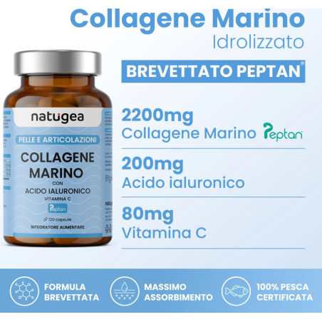 Natugea collagene marino 120 capsule