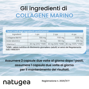 Natugea collagene marino 120 capsule