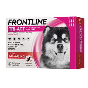 Frontline tri-act soluzione spot-on per cani di 40-60 kg
