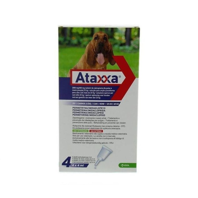 Ataxxa 2000 mg/400 mg soluzione spot-on per cani oltre 25 kg