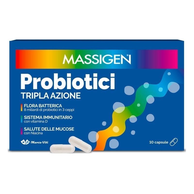 Massigen probiotici 10 capsule 2024