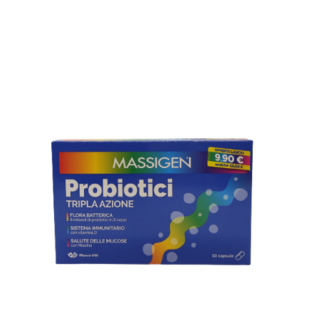 Massigen probiotici 10 capsule 2024