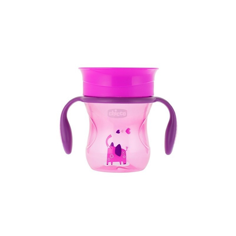 Chicco tazza perfect x 360 rosa 12m+