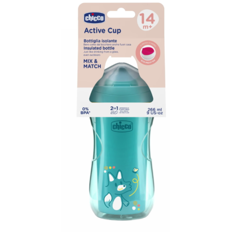 Chicco tazza active azzurra 14m+