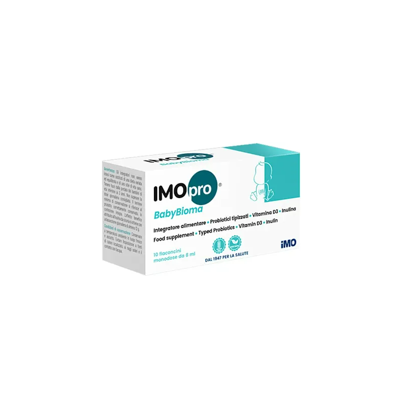 Imopro babybioma fragola 10 flaconcini 8 ml