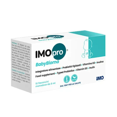 Imopro babybioma fragola 10 flaconcini 8 ml
