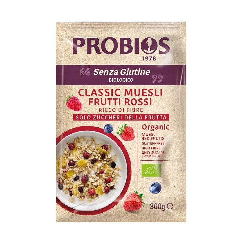 Probios classic muesli frutti rossi 300 g