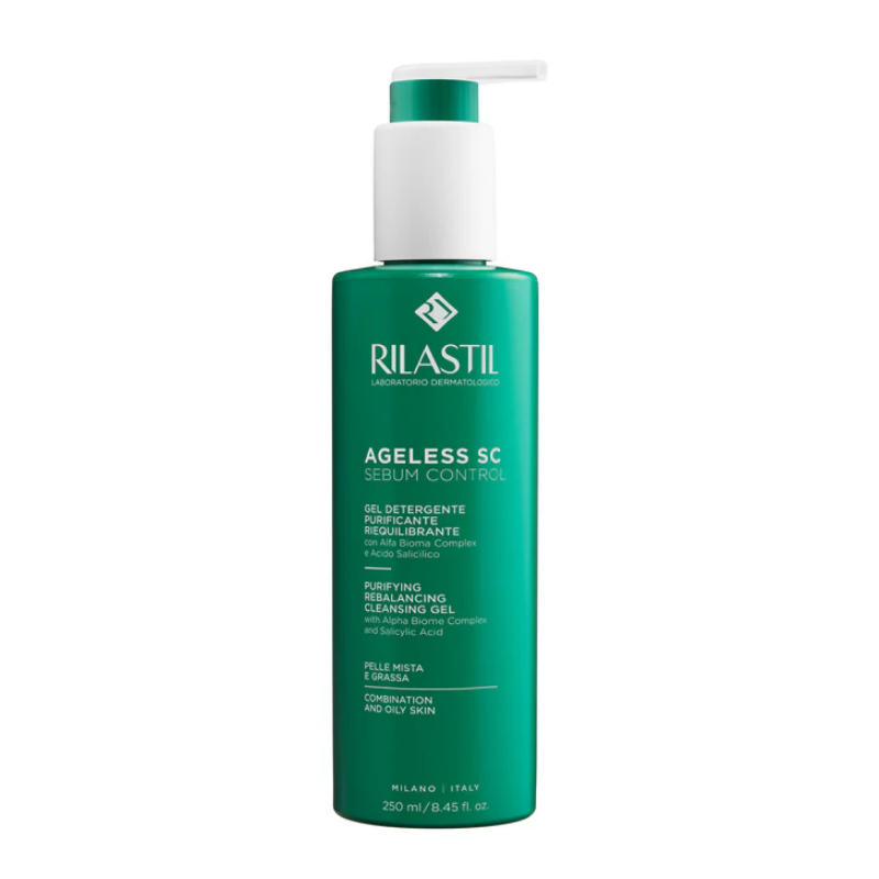 Rilastil ageless sc sebum control gel detergente purificanteriequilibrante 250 ml