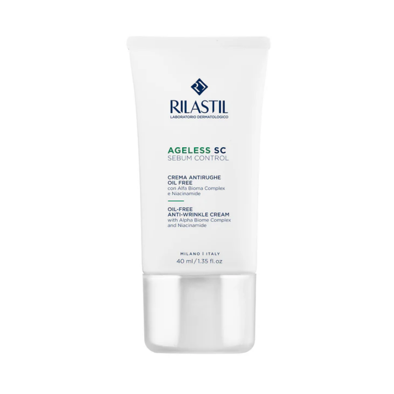 Rilastil ageless sc sebum control crema antirughe oil free 40 ml