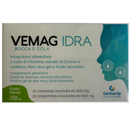 Vemag idra bocca & gola menta 20 compresse