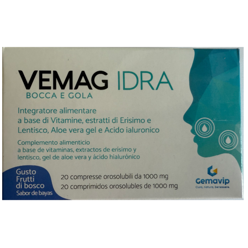 Vemag idra bocca & gola frutti di bosco 20 compresse