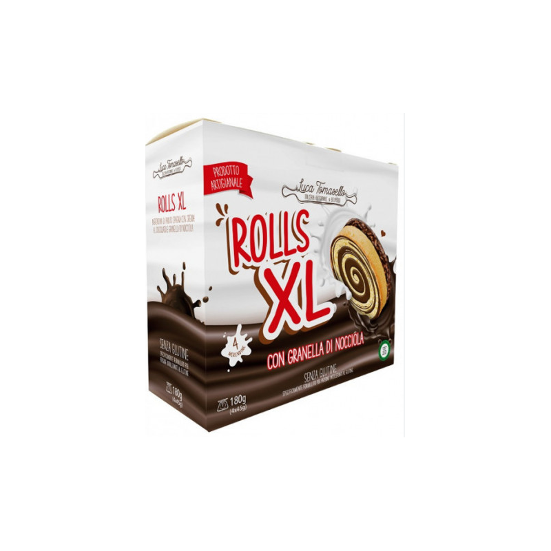 Rolls merendina pan di spagna crema cioccolato e nocciola 72g