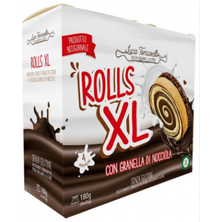 Rolls merendina pan di spagna crema cioccolato e nocciola 72g